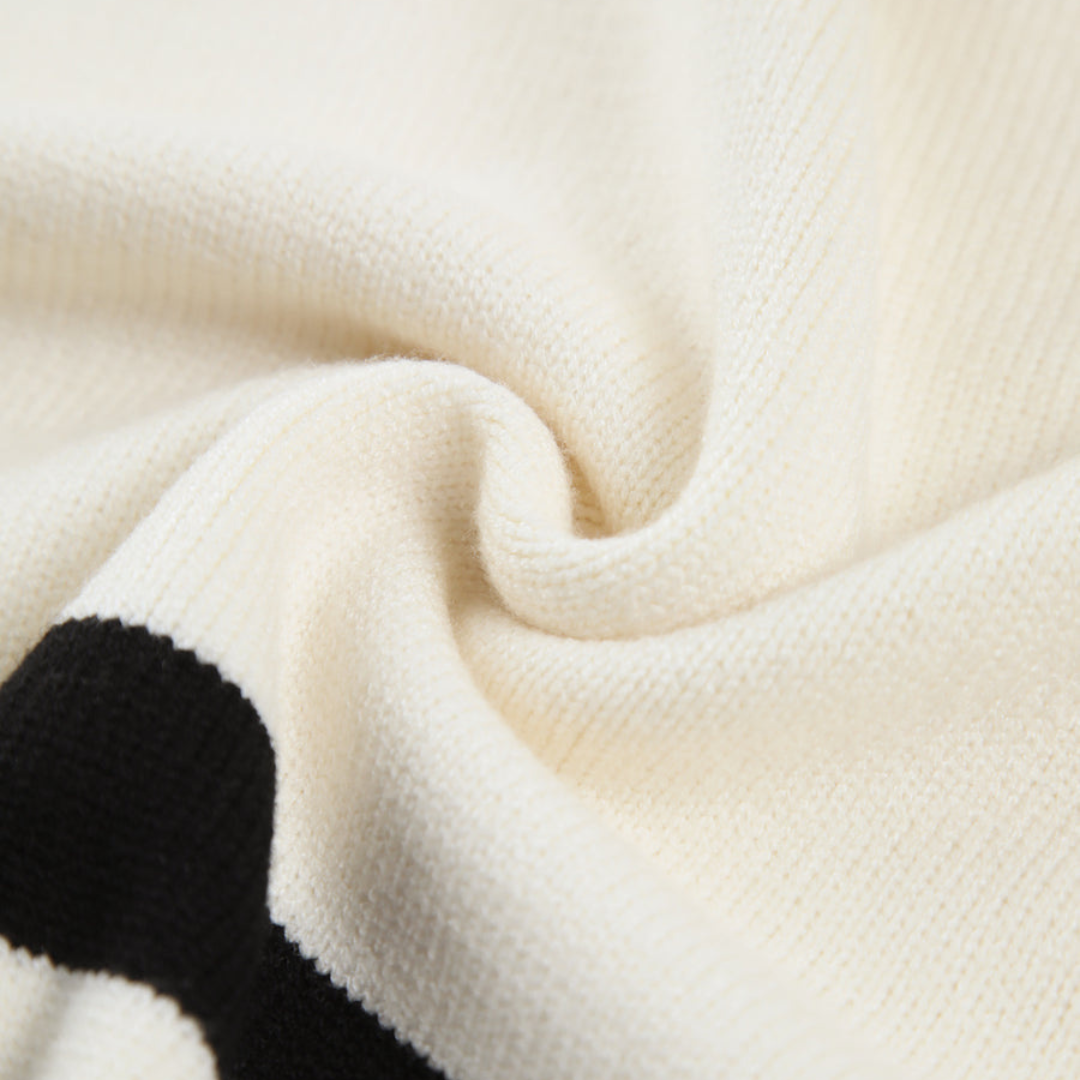 Pull rayé en maille pour femme 4