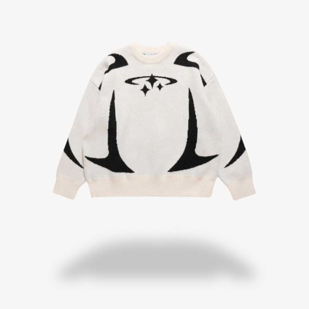 Pull Unisexe Col Rond Graphic Très Chic - PanierRoyale