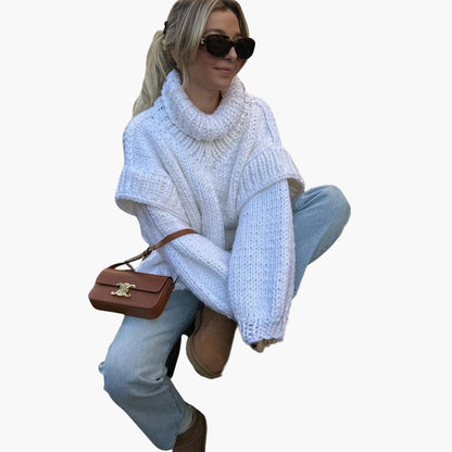 Pull Femme Grande Taille Laine Épaisse et Chaude - PanierRoyale
