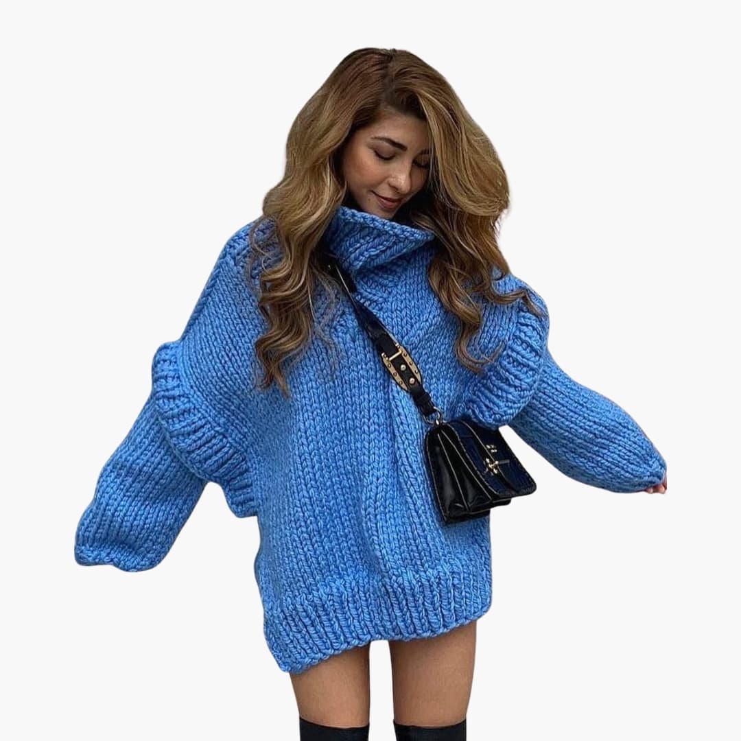 Pull Femme Grande Taille Laine Épaisse et Chaude
