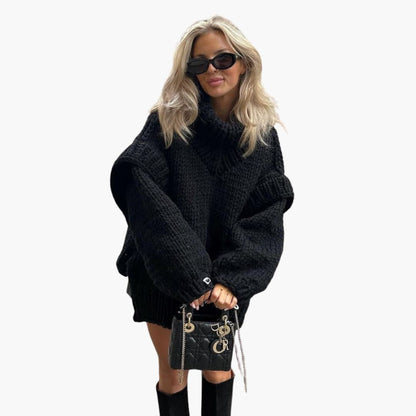 Pull Femme Grande Taille Laine Épaisse et Chaude
