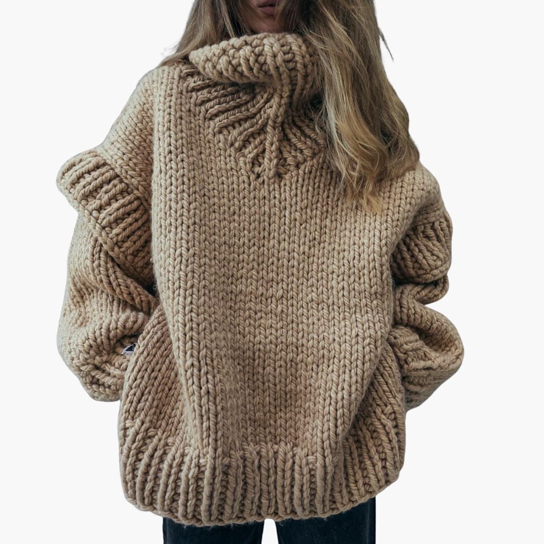 Pull Femme Grande Taille Laine Épaisse et Chaude