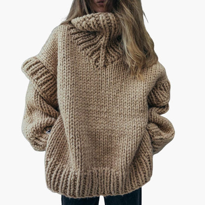 Pull Femme Grande Taille Laine Épaisse et Chaude