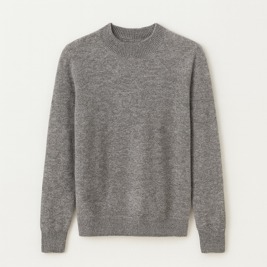 Pull en Laine Rouge Bordeaux