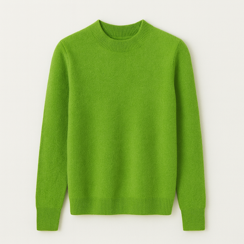 Pull en Laine Rouge Bordeaux