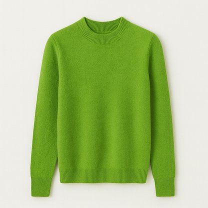 Pull en Laine Rouge Bordeaux