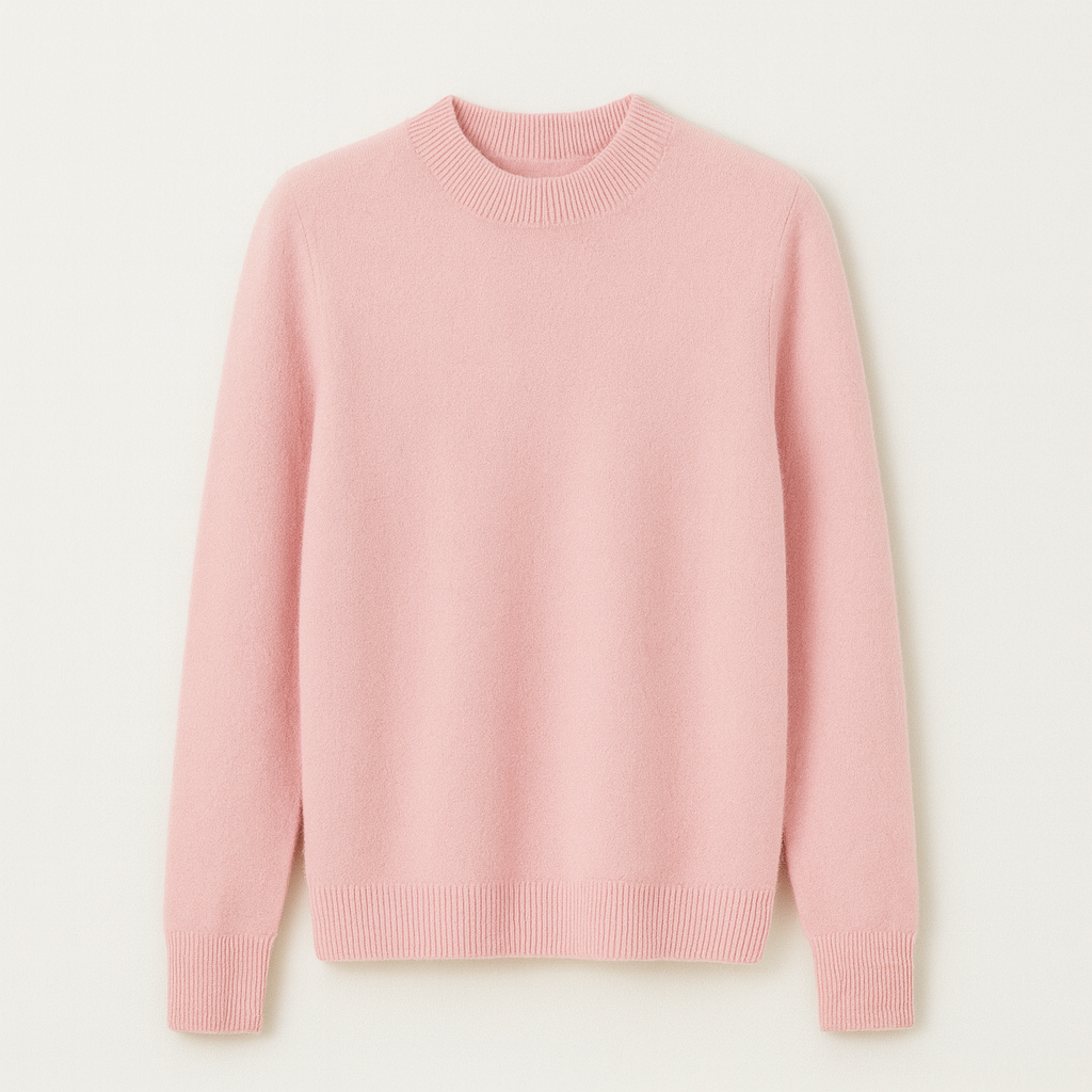 Pull en Laine Rouge Bordeaux