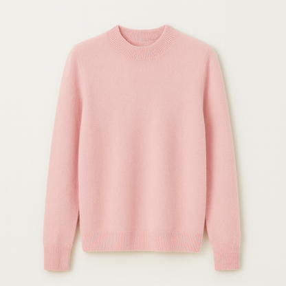 Pull en Laine Rouge Bordeaux