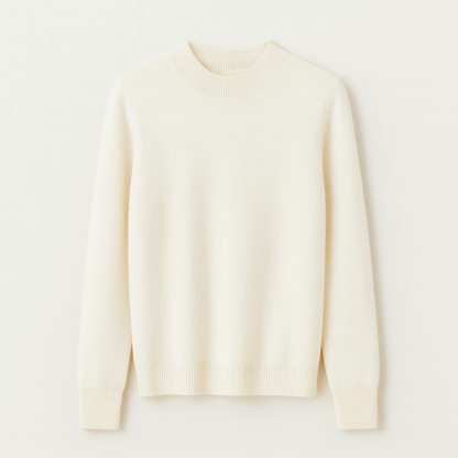 Pull en Laine Rouge Bordeaux