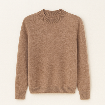Pull en Laine Rouge Bordeaux
