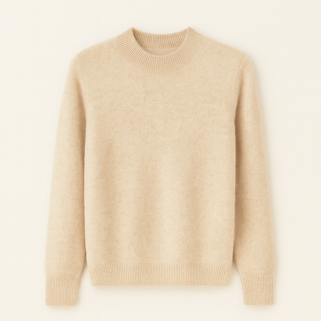 Pull en Laine Rouge Bordeaux
