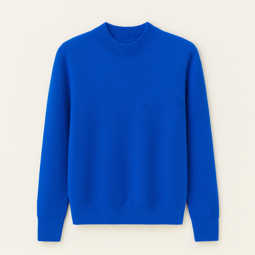 Pull en Laine Rouge Bordeaux