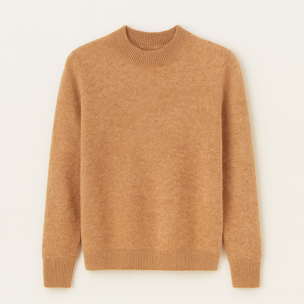 Pull en Laine Rouge Bordeaux