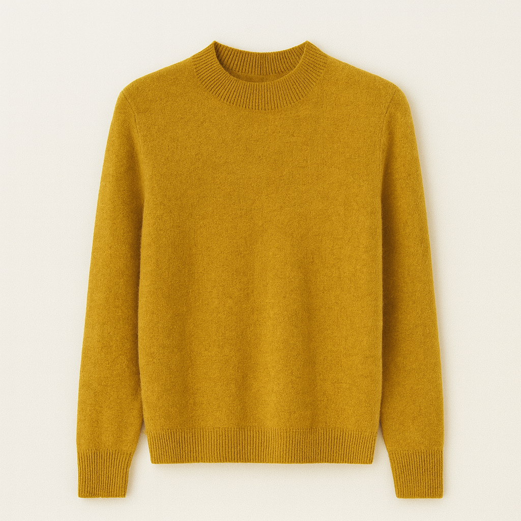 Pull en Laine Rouge Bordeaux