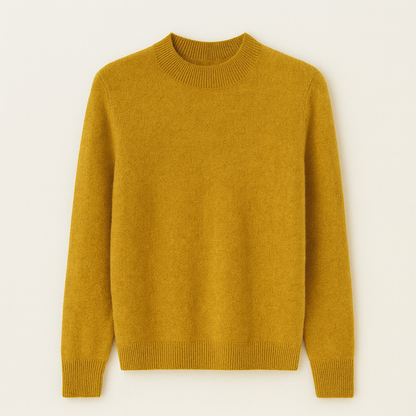 Pull en Laine Rouge Bordeaux