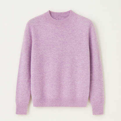 Pull en Laine Rouge Bordeaux