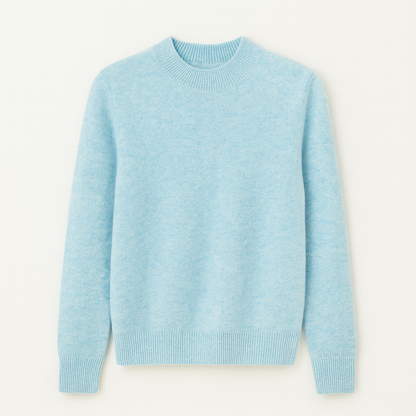 Pull en Laine Rouge Bordeaux