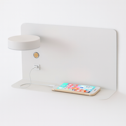 PureShine™ – Lampe murale moderne en fer carré LED rechargeable USB