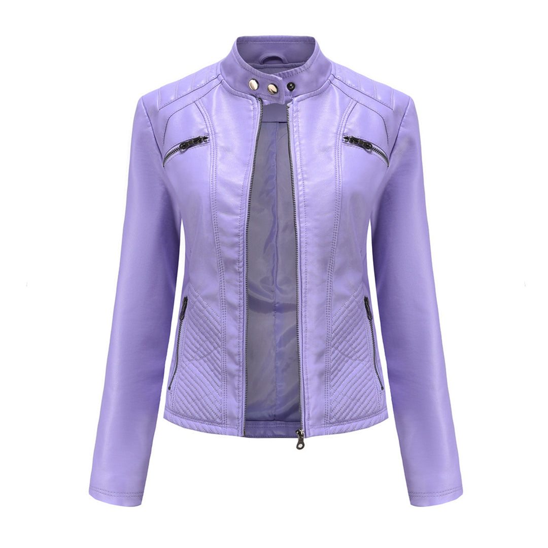 Veste Femme Modeuse à Poches et Épaules Padded