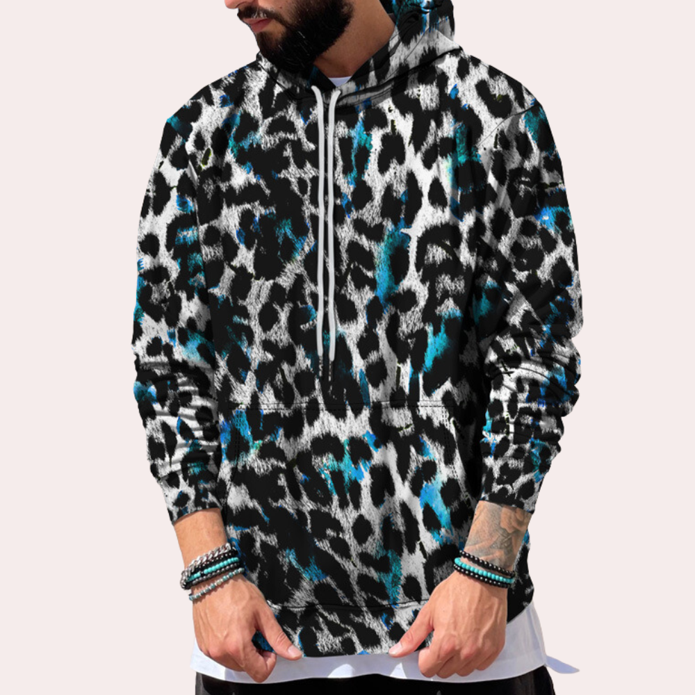 Pull Homme Imprimé Léopard Chic et Élégant - PanierRoyale