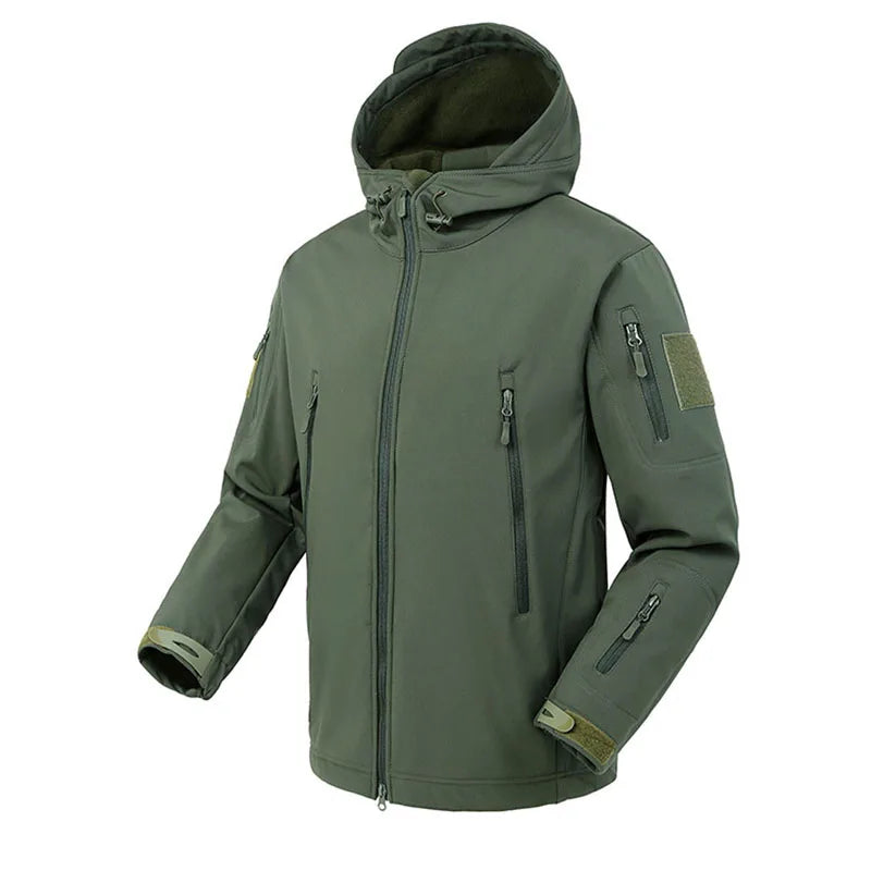 Veste de randonnée homme imperméable avec doublure polaire