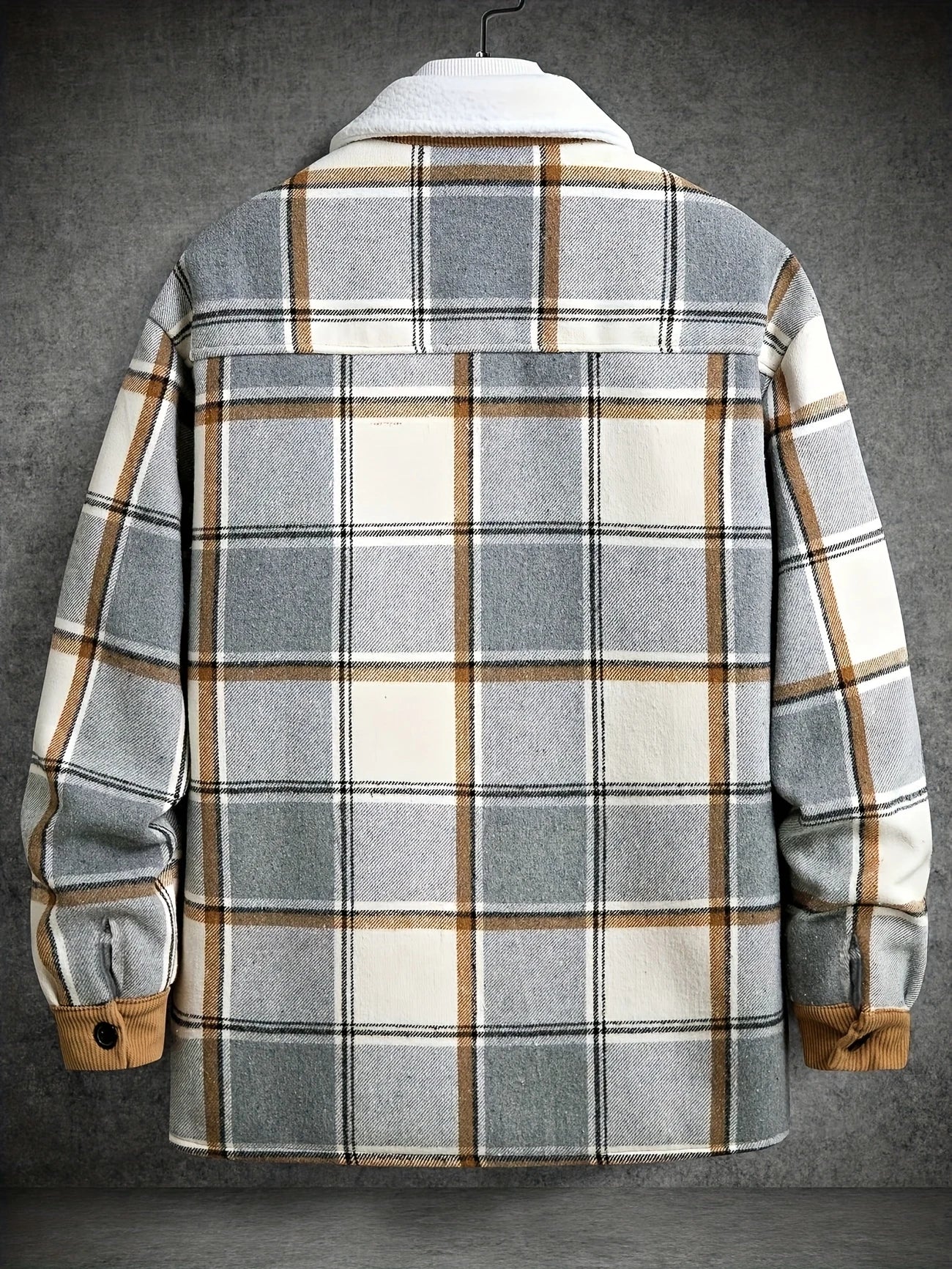 Veste Carreaux Décontractée pour Homme