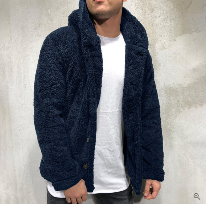 Pull à Capuche Fleece Homme Chaud et Confortable