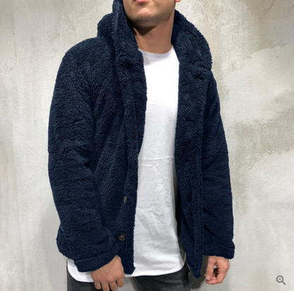 Pull à Capuche Fleece Homme Chaud et Confortable