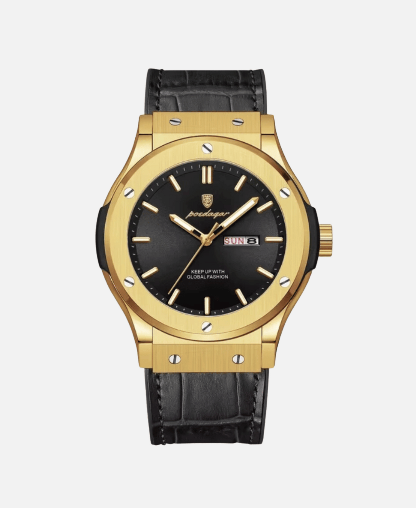 Montre Homme Classique Élégante Cuir