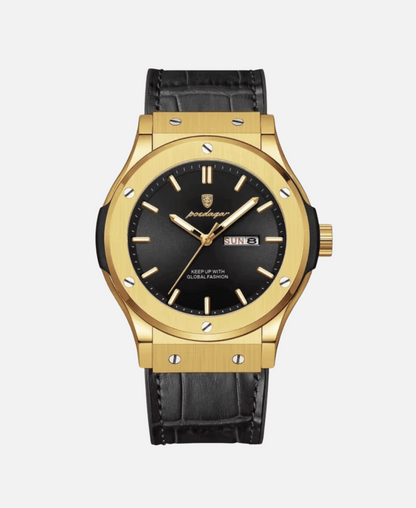 Montre Homme Classique Élégante Cuir