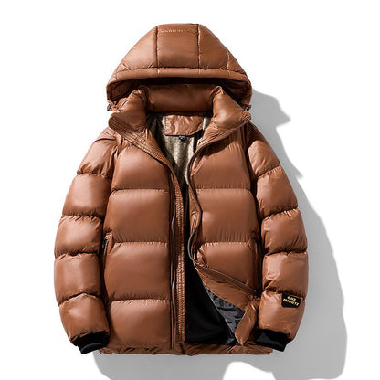 Doudoune Homme Hiver avec Capuche Chaude et Légère