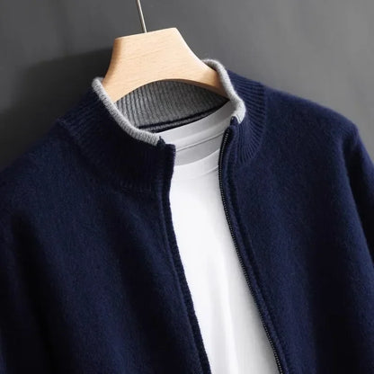 Blouson Homme Cashmere Élégant et Chaud
