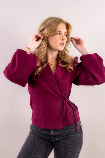 Blazer Femme Coupe Ample Manches Longues Moderne