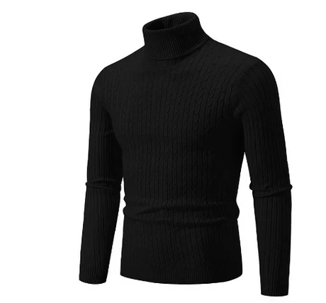 Pull Homme Col Roulé Chaud et Décontracté - PanierRoyale