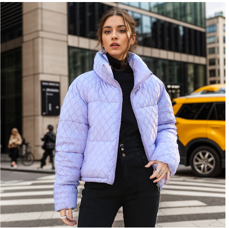 Veste Hiver Femme Douce et Chaude à Fermeture Éclair - PanierRoyale
