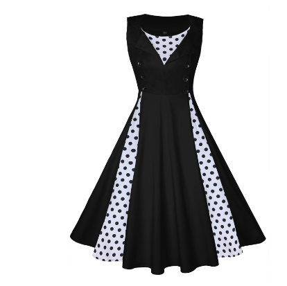 Robe Élégante Rétro Féminine