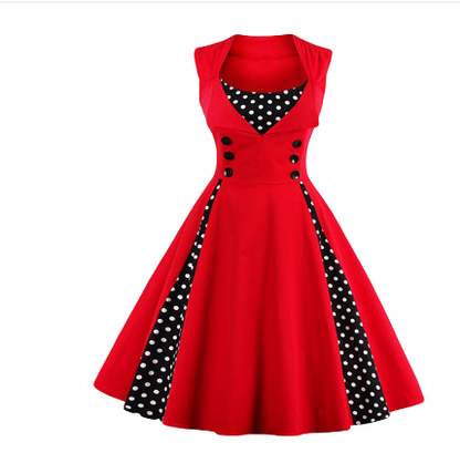 Robe Élégante Rétro Féminine - luxestyle