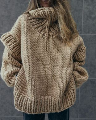 Pull Grande Taille Femme à Motif Écossais