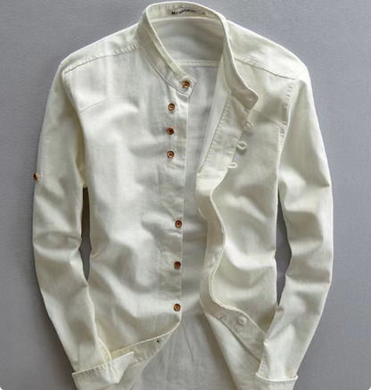 Chemise Homme Manches Longues Coton Stylish