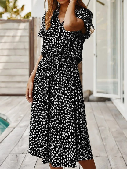 Robe Femme Confortable Mi-Longue Élégante