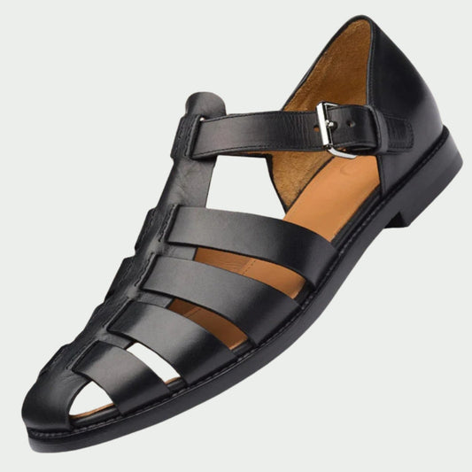 Sandale Homme Cuir Élégant - BerlinGlamour