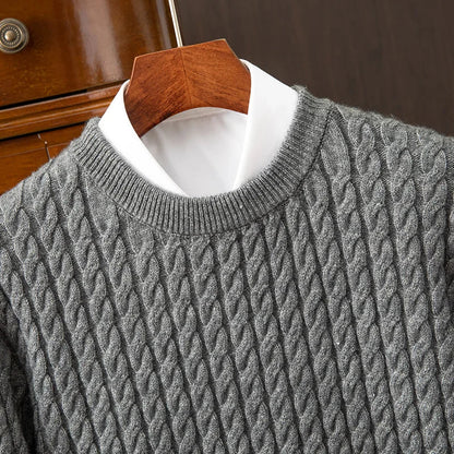 Pull en laine mélange pour homme