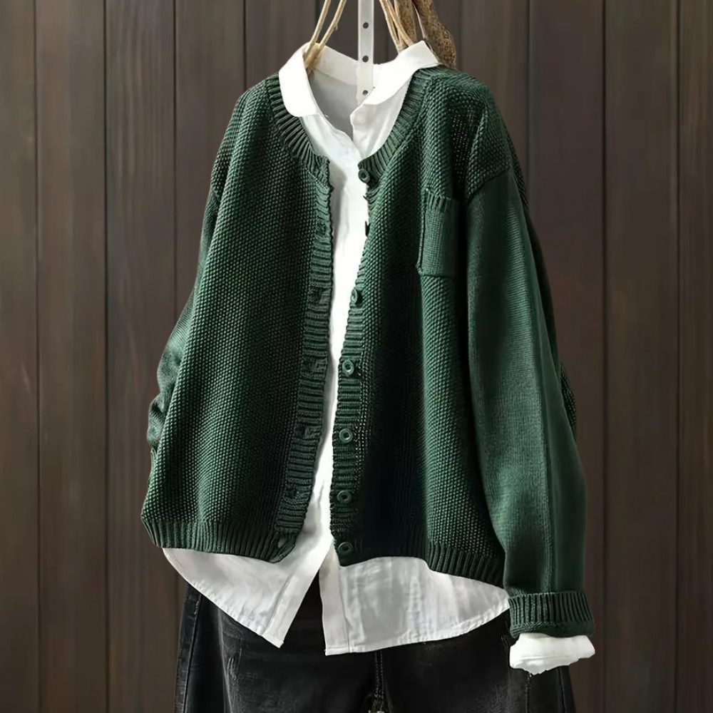 Gilet Femme Tricoté Chic et Doux