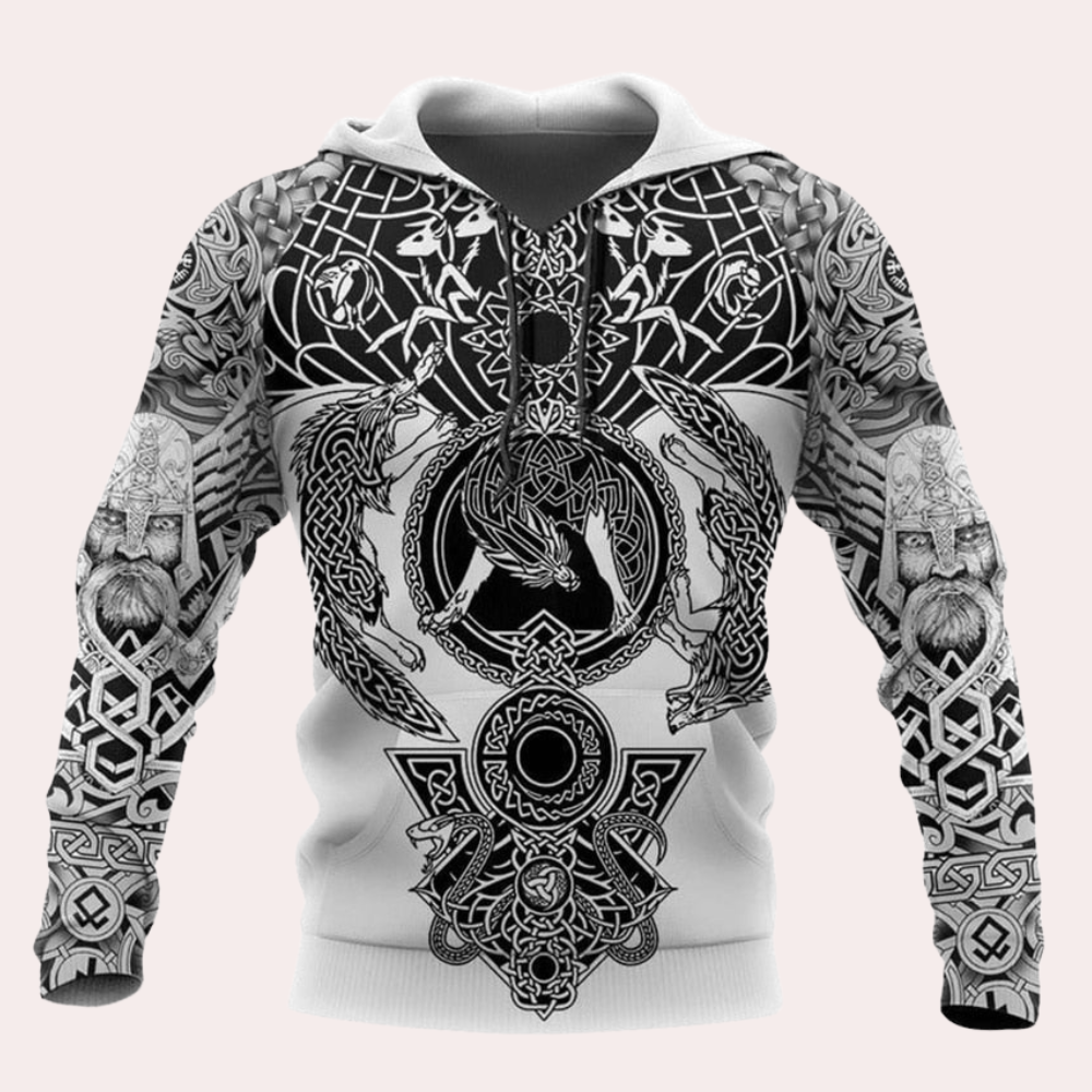 Sweat à Capuche Confortable Blanc