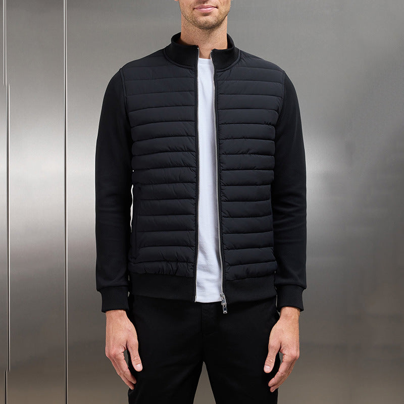 Veste polaire homme hiver chaud et léger gris foncé