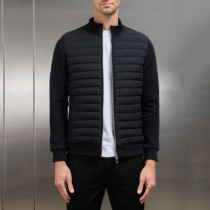 Veste polaire homme hiver chaud et léger gris foncé