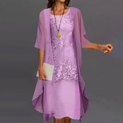 Robe Été en Mousseline Légère et Élégante