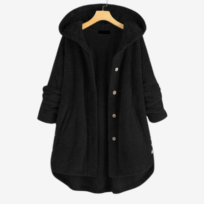 Veste Femme Hiver Chaude avec Capuche et Poches - PanierRoyale