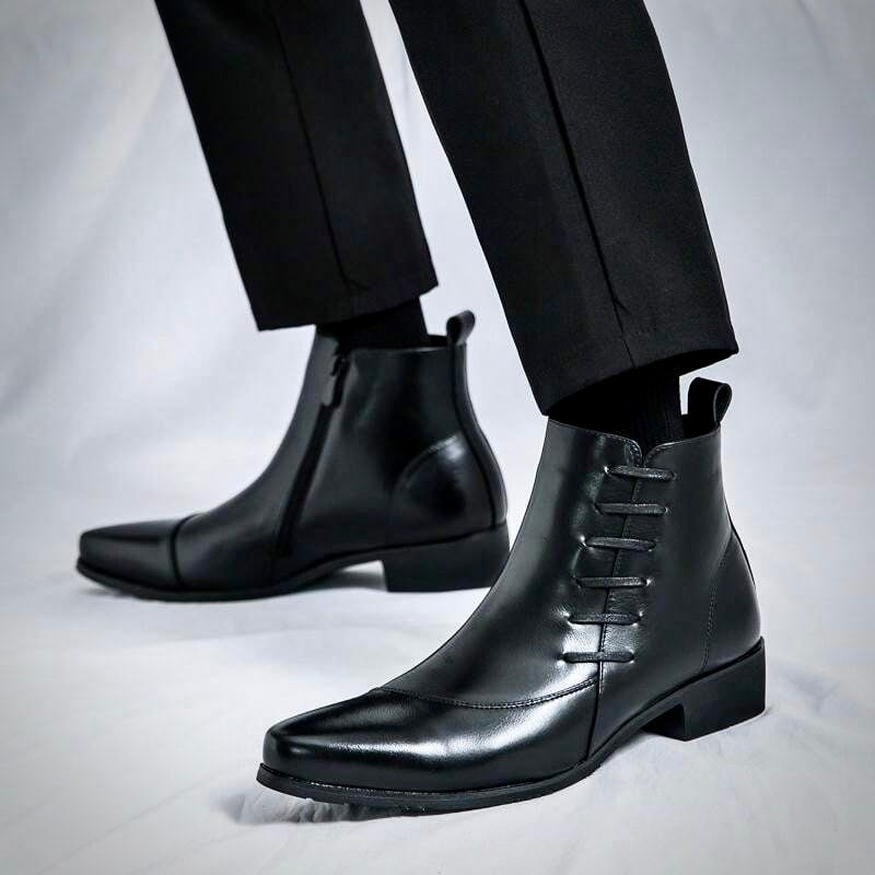 Bottes en Cuir Homme Élégantes