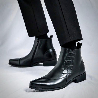 Bottes en Cuir Homme Élégantes